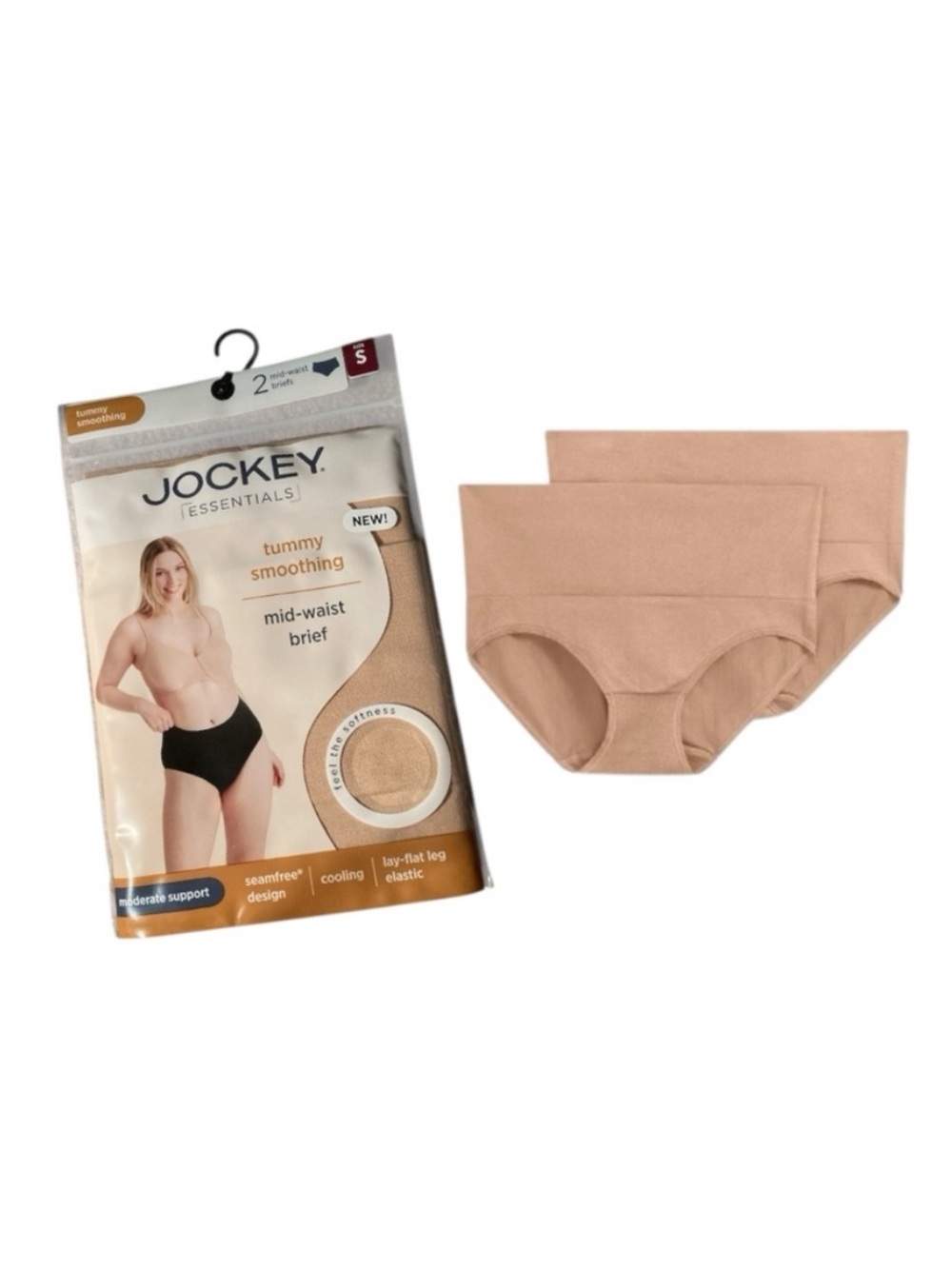 Jockey Essentials Tan Seamless Briefs Intimates